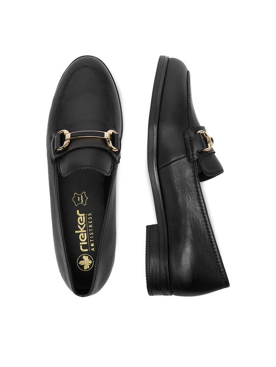 Rieker Rieker Loafersy 46262-01 Černá
