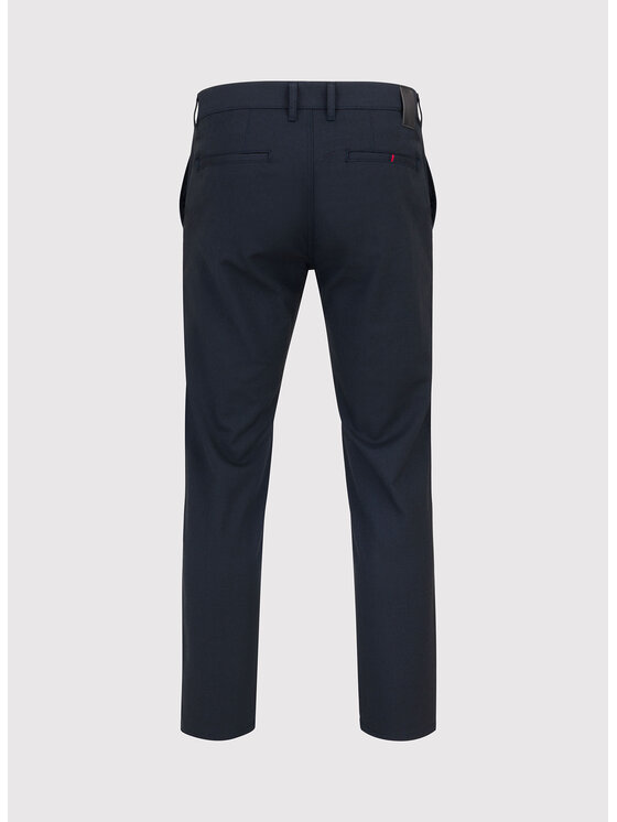 Pako Lorente Pako Lorente Chinosy P000B-WX-215 Granatowy Slim Fit