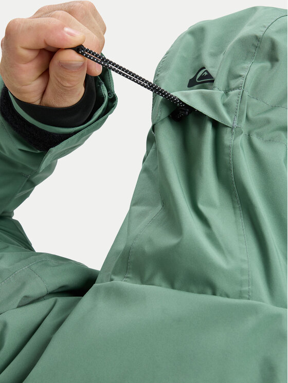 Quiksilver Quiksilver Snieglenčių striukė Sycamore Solid 20K EQYTJ03502 Žalia Modern Fit