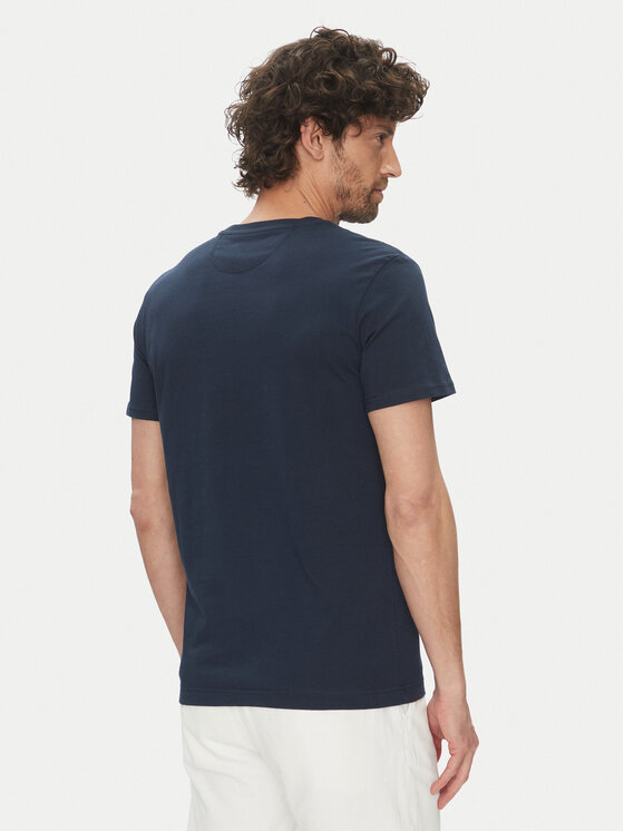 La Martina La Martina T-shirt Algernon MAR300 JS206 Tamnoplava Regular Fit