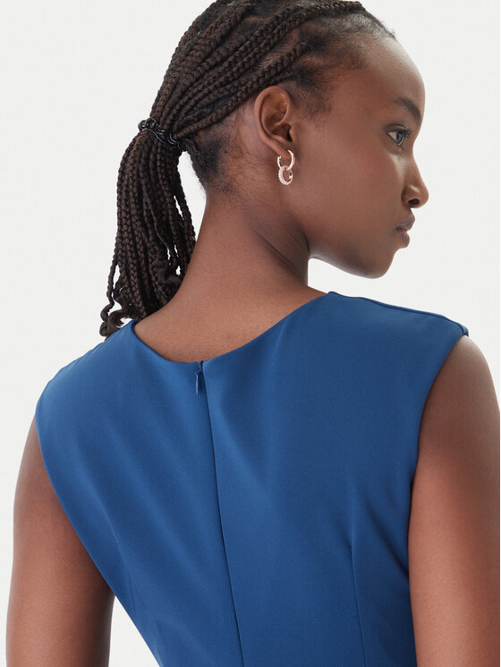 Rinascimento Rinascimento Koktel haljina CFC0127683003 Plava Slim Fit