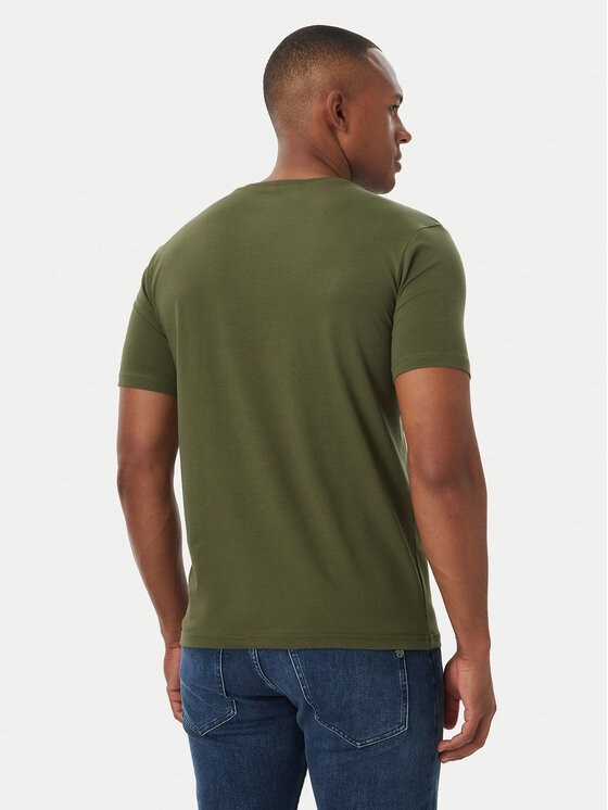 Aeronautica Militare Aeronautica Militare T-Shirt Girocollo AM1UTI005 Khakifarben Regular Fit