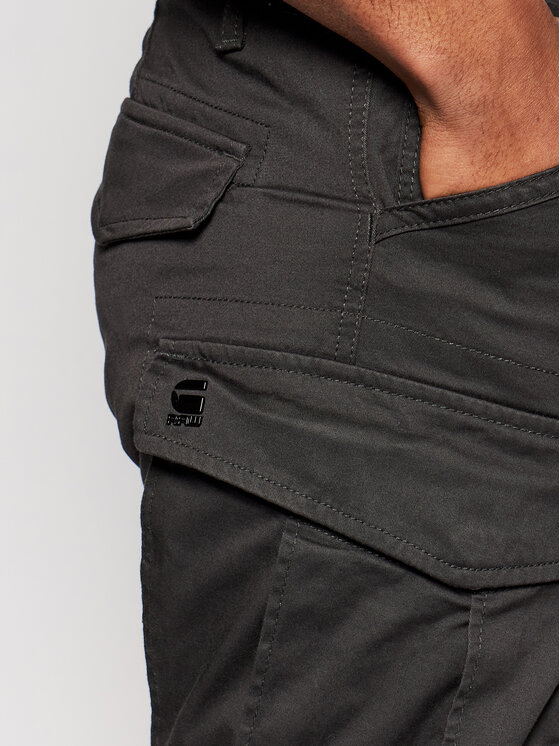 G-Star Raw G-Star Raw Kalhoty z materiálu Rovic D02190-5126-976 Šedá Tapered Fit