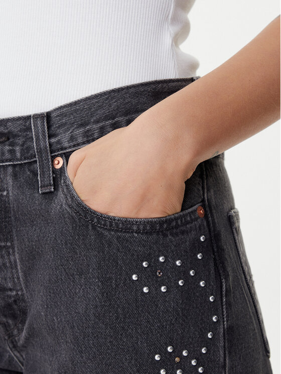 Levi's® Levi's® Jeans hlače 501® ’90 A1959-0092 Črna Straight Fit