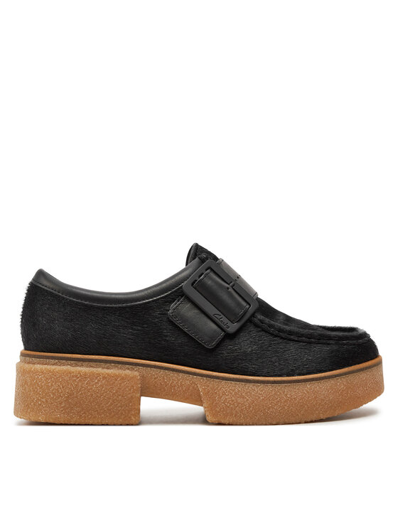 Clarks Īsi apavi Linoso Monk 26178678 Melns