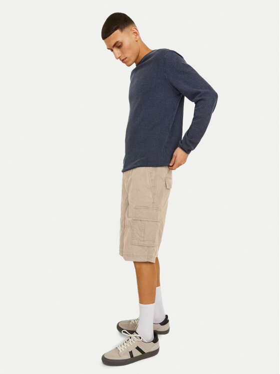 Jack&Jones Jack&Jones Kratke hlače iz tkanine Jpstcole 12253222 Bež Loose Fit