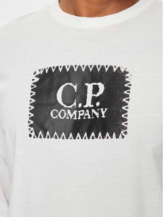 C.P. Company C.P. Company Longsleeve 16CMTS265A005100W Weiß Regular Fit