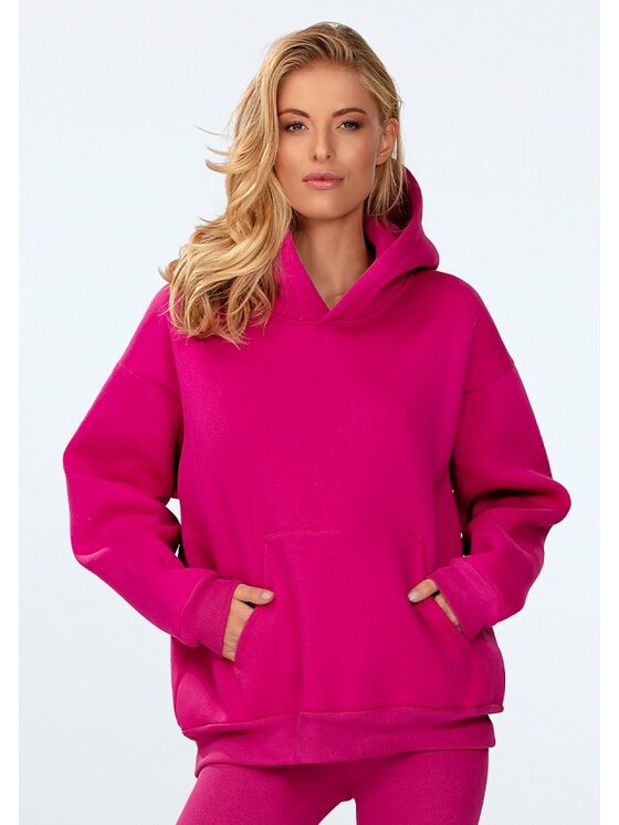 DKaren Sport DKaren Sport Bluza Oseye Różowy Classic Fit