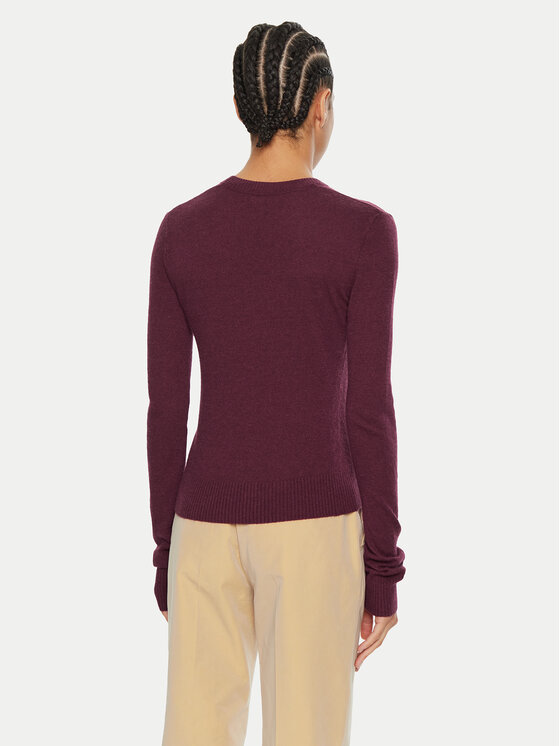 2NDDAY 2NDDAY Sweter Lance 2245343408 Bordowy Regular Fit