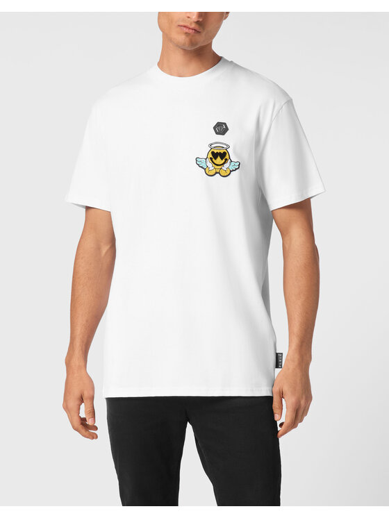 PHILIPP PLEIN PHILIPP PLEIN T-Shirt 21655 Bílá Regular Fit