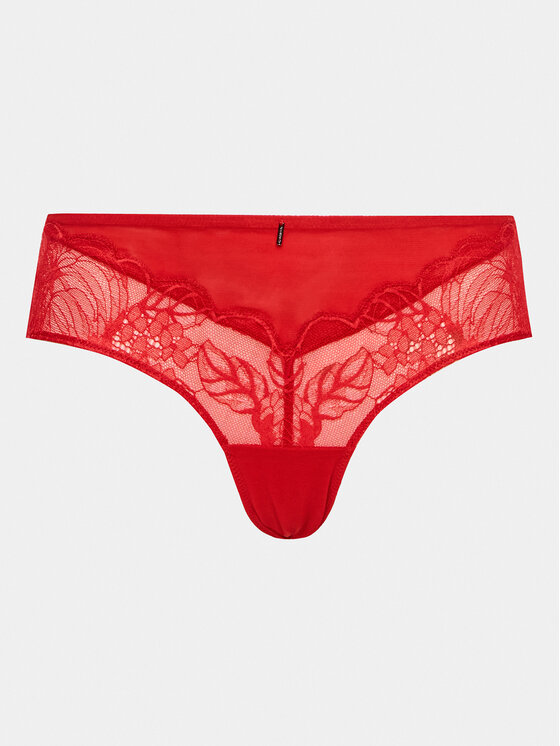 Chantelle Chantelle Figi brazylijskie Midnight Flowers C12N40 Czerwony