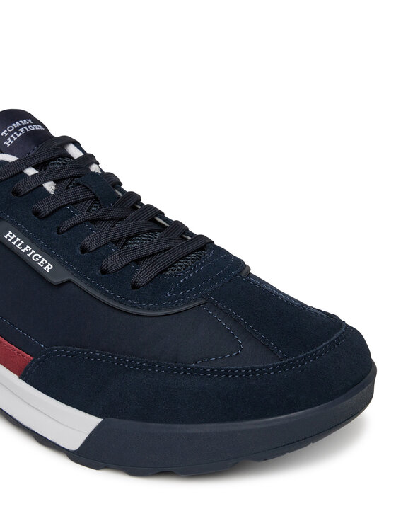 Tommy Hilfiger Tommy Hilfiger Laisvalaikio batai Retro Runner Nylon Mix FM0FM05523 Tamsiai mėlyna