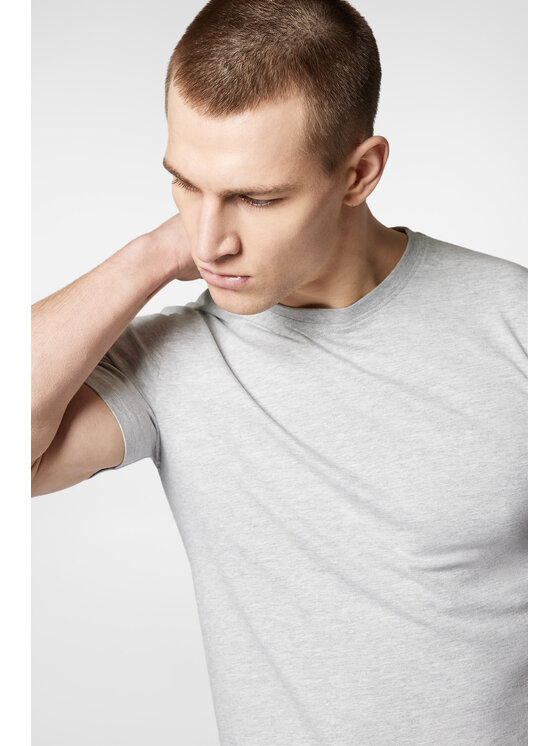 Próchnik Próchnik T-Shirt PM6 TS073124000035 Szary Regular Fit