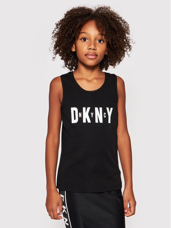 DKNY DKNY Top D35R21 S Czarny Regular Fit