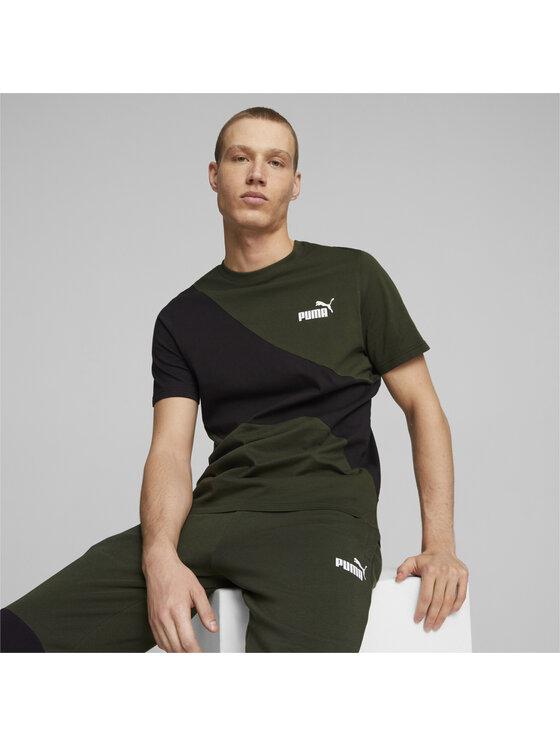 Puma Puma T-Shirt 673380 Zielony Regular Fit