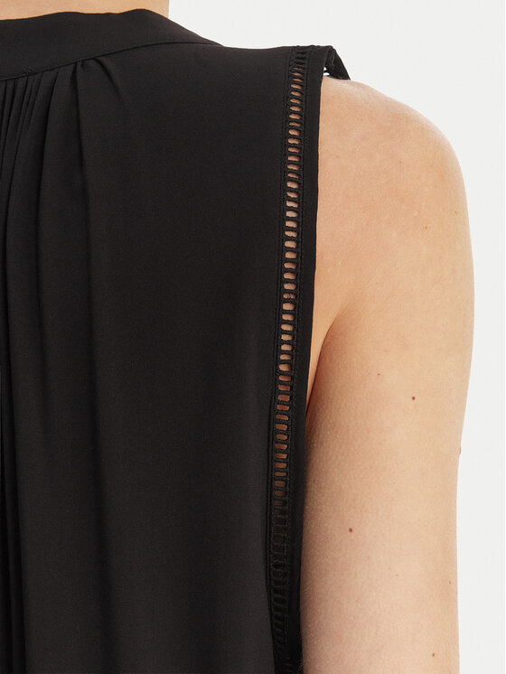 Seafolly Seafolly Лятна рокля Ladder Detail 52931-DR Черен Relaxed Fit