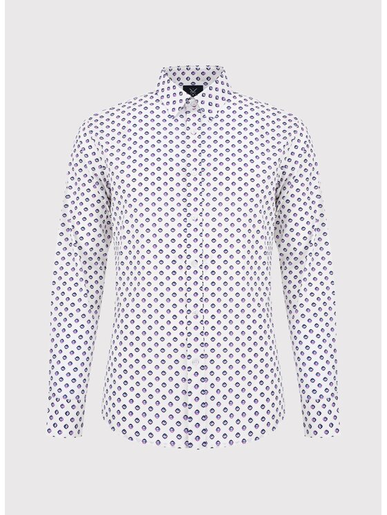 Pako Lorente Pako Lorente Koszula P24WF-1X-023 Biały Slim Fit