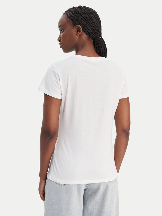 Liu Jo Liu Jo T-krekls WA6476 JS923 Balts Regular Fit