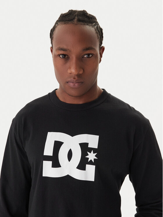 DC Shoes DC Shoes Longsleeve Star ADYZT05372 Czarny Regular Fit