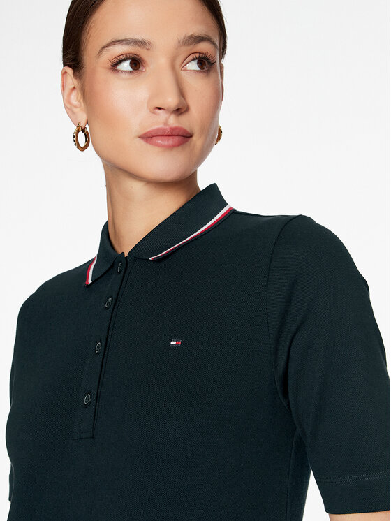 Tommy Hilfiger Tommy Hilfiger Polo WW0WW37821 Tumši zils Regular Fit