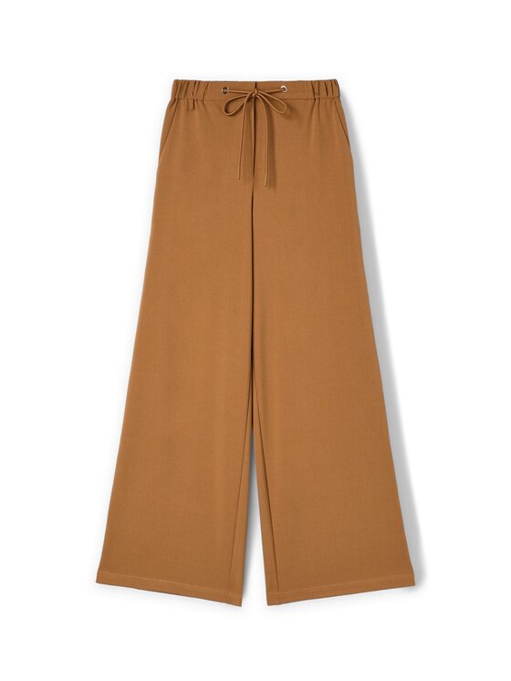 Motivi Motivi Pantaloni di tessuto P163W000817N012 Marrone Over Fit