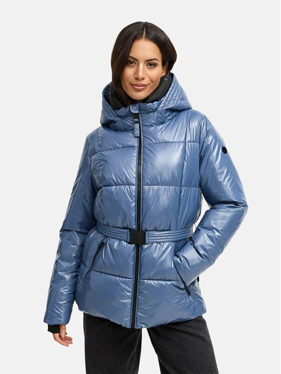 Navahoo Navahoo Kurtka zimowa Eisglanz Niebieski Regular Fit