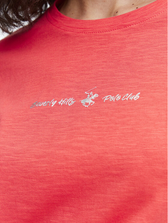 Beverly Hills Polo Club Beverly Hills Polo Club Majica P-SS26W-TS6510 Koral Regular Fit