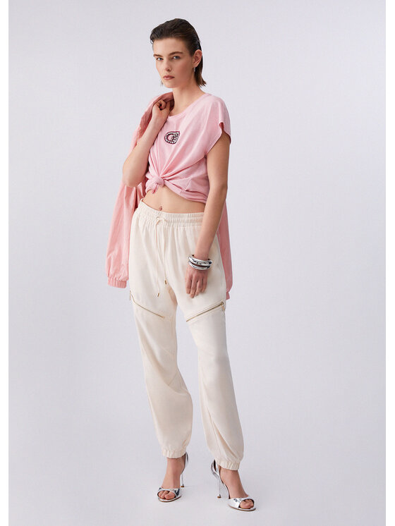 Liu Jo Liu Jo T-Shirt TA6164JS870P9191 Różowy Regular Fit