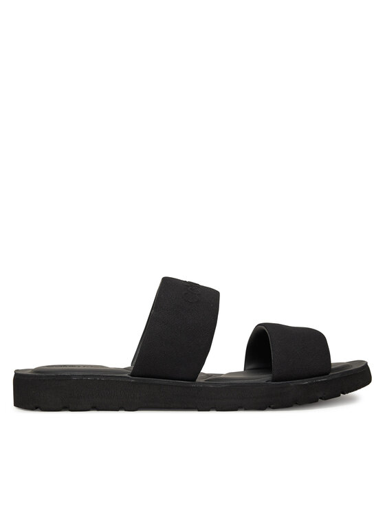 Férfi Papucs Calvin Klein, Méret: 43, Fekete, Double Strap Cv Logo HM0HM01801