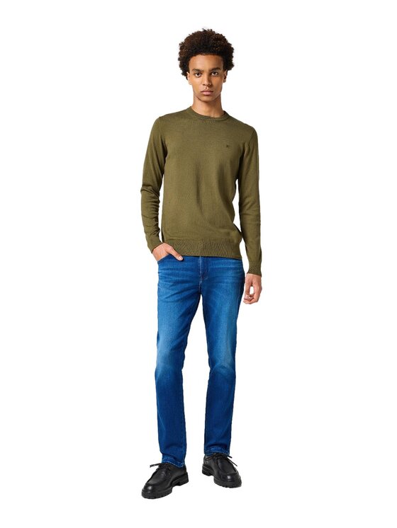 Wrangler Wrangler Jeansy Texas 112358217 Granatowy Slim Fit