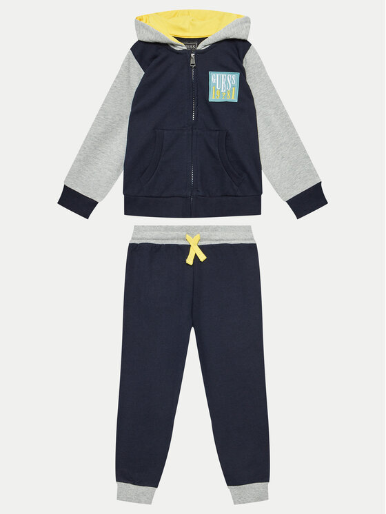 Guess Tepláková súprava N4YG13 KA6R3 Tmavomodrá Regular Fit