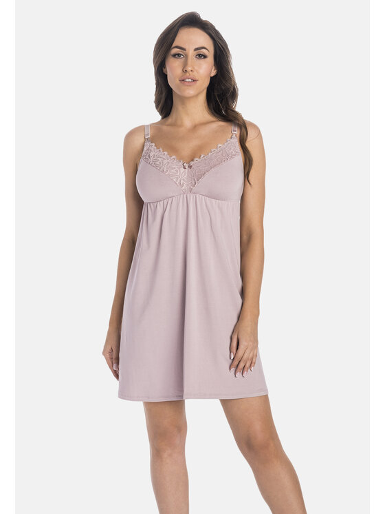 Teyli Teyli Szlafrok 298 Brązowy Standard Fit