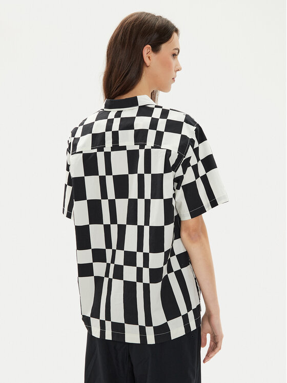 Converse Converse Πουκάμισο W Festival Aop Shirt 10026817-A01 Μαύρο Regular Fit