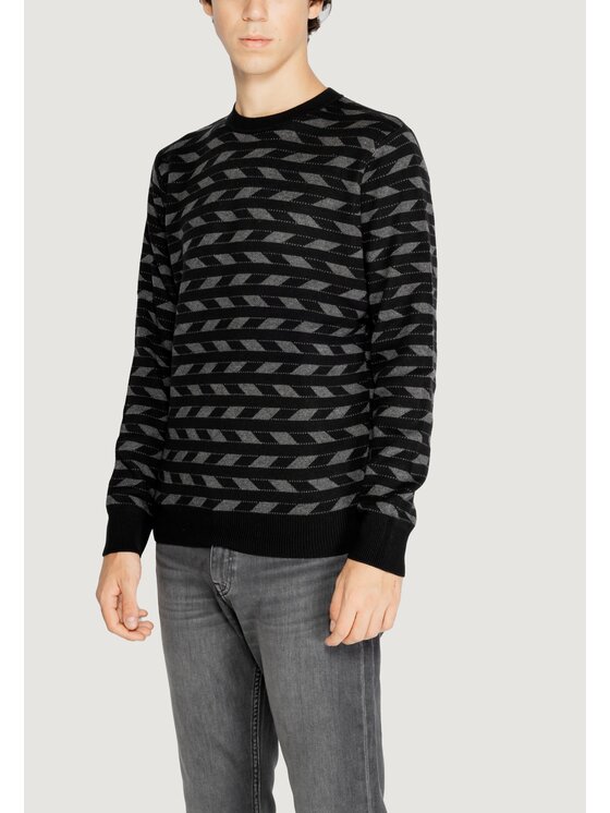 Sweter, rozmiar M, Czarny, MOHAIR WOOL