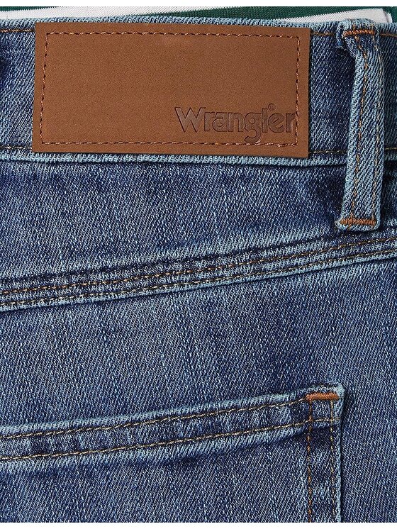 Wrangler Wrangler Jeansy Straight Niebieski Regular Fit