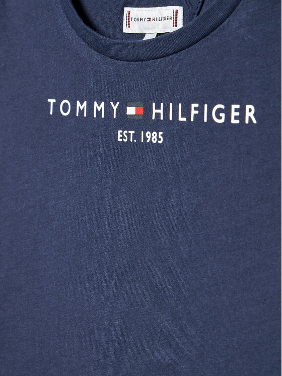 Tommy Hilfiger Tommy Hilfiger Majica Essential KG0KG06585 Mornarsko modra Regular Fit