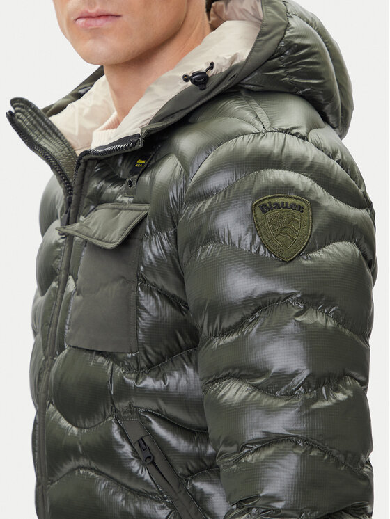 Blauer Blauer Prijelazna jakna 25WBLUC02080 Zelena Regular Fit