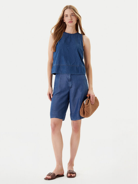 United Colors Of Benetton United Colors Of Benetton Bluza 5DHJDH00Q Mornarsko modra Regular Fit