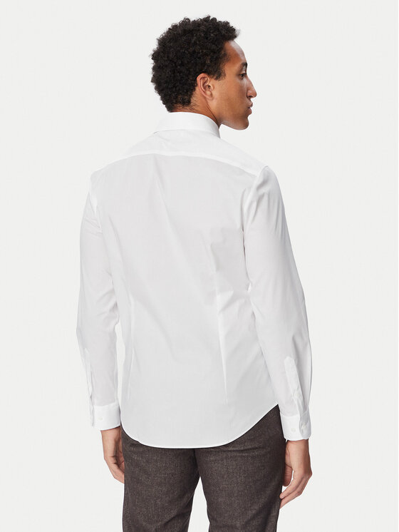 Tommy Hilfiger Tommy Hilfiger Koszula MW0MW43122 Biały Slim Fit