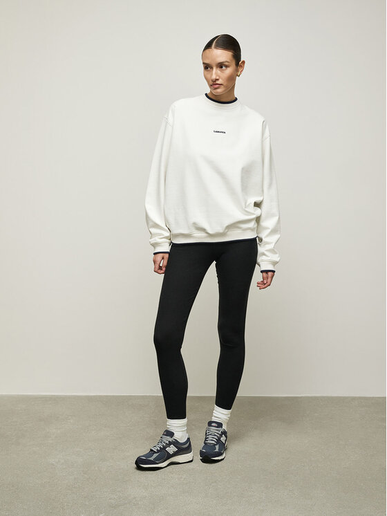 La Mania La Mania Felpa ZIA Bianco Classic Fit