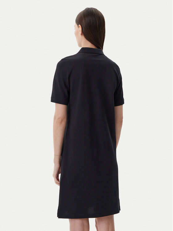 Gant Gant Každodenné šaty Shield 4201529 Čierna Regular Fit