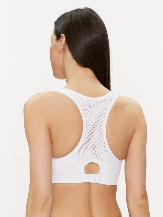 Athlecia Athlecia Špotni nedrček Rosemary W Sports Bra E181384 Bela Regular Fit