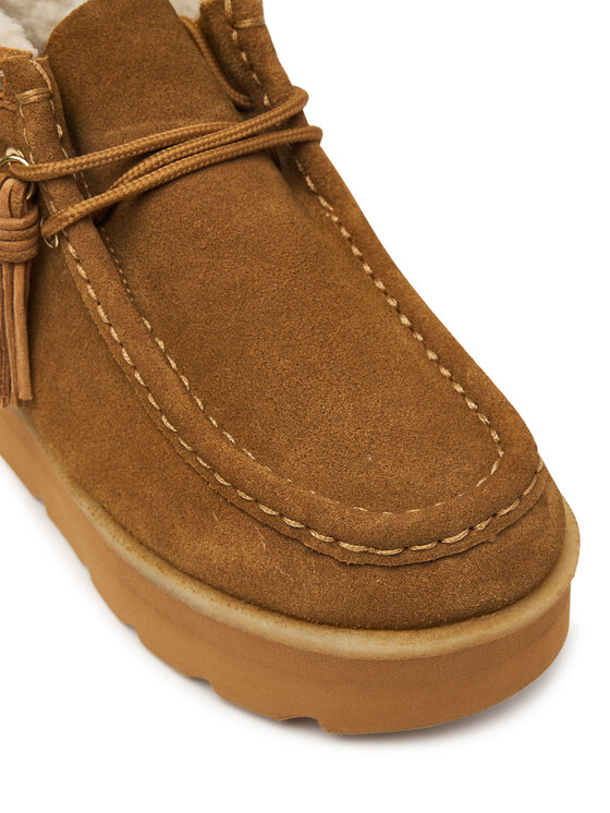 Clarks Clarks Polokozačky MeareWalla Mid 26328489 Hnědá