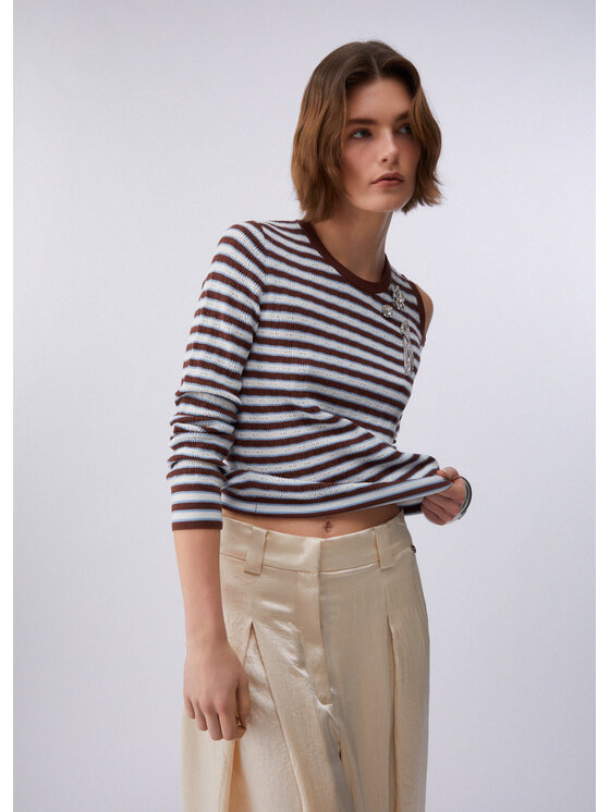 Liu Jo Liu Jo Maglione CA6065MS52GC3975 Marrone Regular Fit