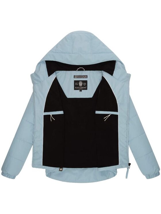 Navahoo Navahoo Kurtka zimowa Eisballchen Błękitny Casual Fit