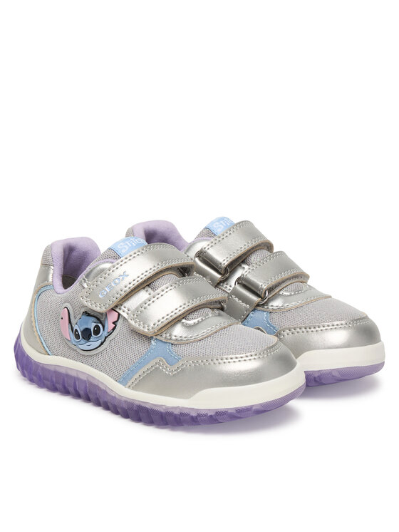 Geox Geox Sneakersy B Lightyloo Girl B6561C 0AJAS C1316 Srebrny