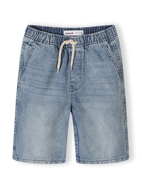 minoti minoti Szorty jeansowe 29SHORT252 Błękitny Regular Fit