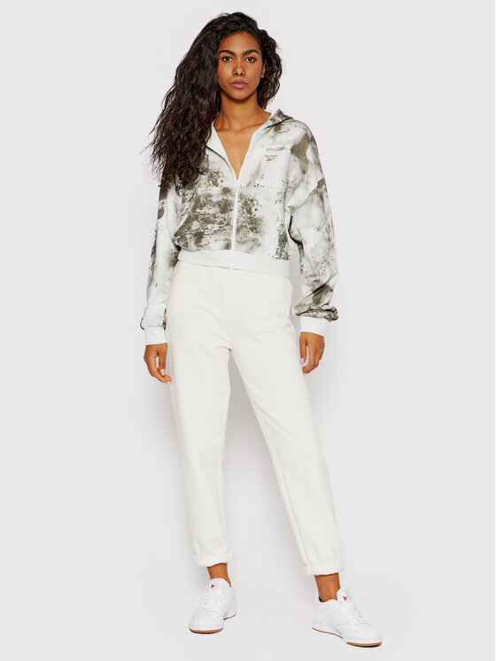 Felpa Cloud Splatter-Print H58674 Verde Oversize