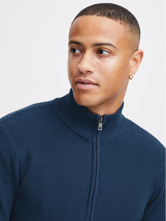 Blend Blend Sweter 20716265 Granatowy Regular Fit