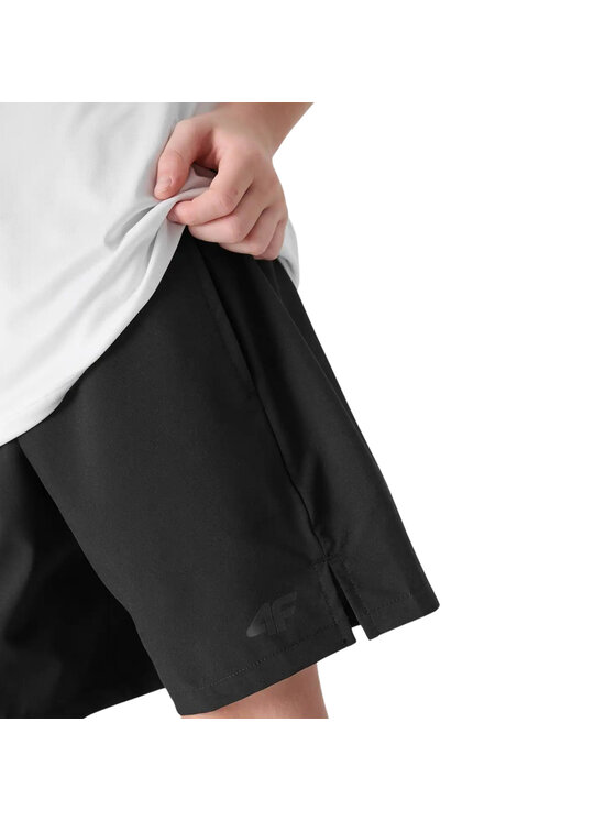 4F 4F Completo t-shirt e pantaloncini sportvi 4FJWAW25TAPSM085-20S Nero Regular Fit